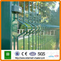 Grünes PVC beschichtetes geschweißtes gekrümmtes Maschendrahtfechten (ISO9001 u. CER)
